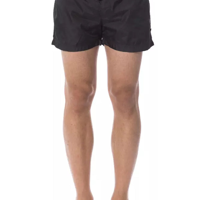 Roberto Cavalli Sport Black Polyester Men's Swimshorts