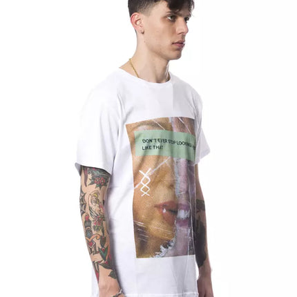 Nicolo Tonetto White Cotton Men T-Shirt