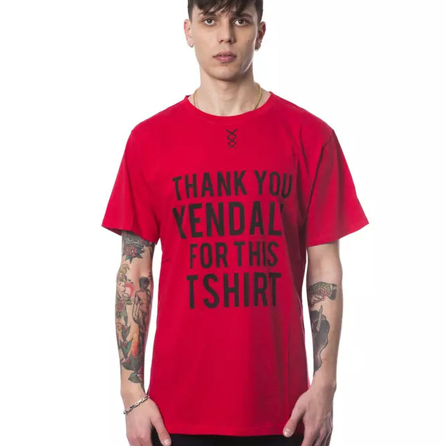 Nicolo Tonetto Red Cotton Men's T-Shirt