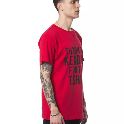 Nicolo Tonetto Red Cotton Men's T-Shirt