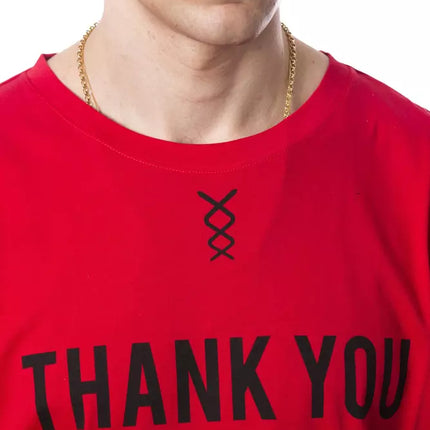Nicolo Tonetto Red Cotton Men's T-Shirt