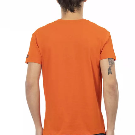 Trussardi Action Orange Cotton Men's T-Shirt