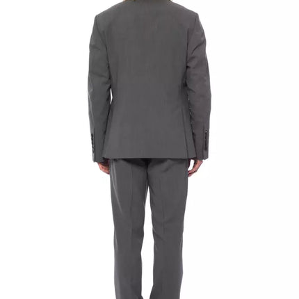 Billionaire Italian Couture Gray Wool Men's Blazer