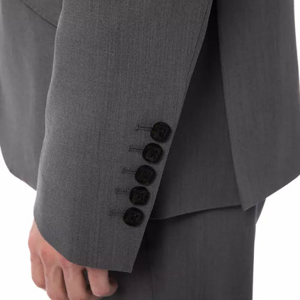 Billionaire Italian Couture Gray Wool Men's Blazer