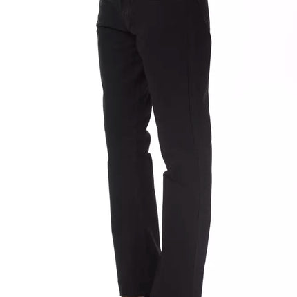 Ungaro Fever Black Cotton Women's Pants