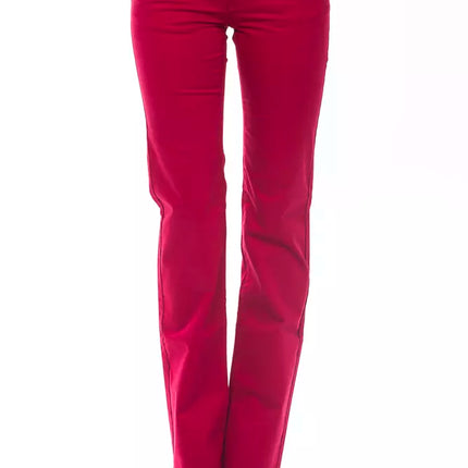 Ungaro Fever Red Cotton Women's Pants