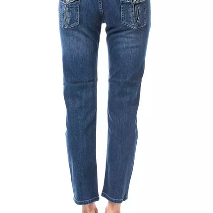Ungaro Fever Light Blue Cotton Women Jeans