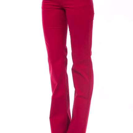 Ungaro Fever Red Cotton Women's Pants