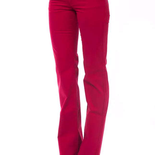 Ungaro Fever Red Cotton Women's Pants