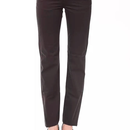 Ungaro Fever Brown Cotton Women's Pants