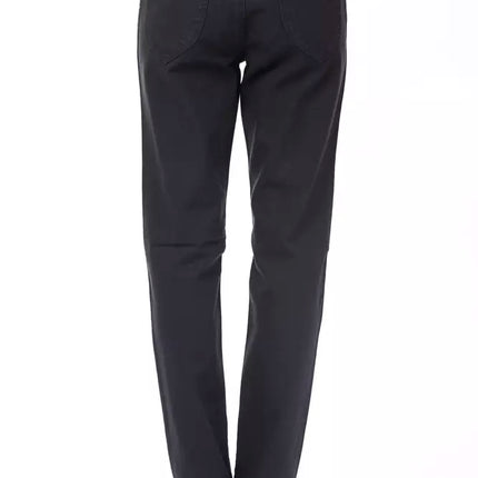 Ungaro Fever Blue Cotton Women's Regular Fit Jean