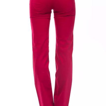 Ungaro Fever Red Cotton Women's Pants