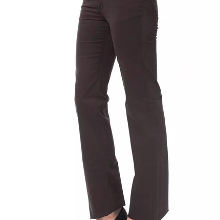 Ungaro Fever Brown Cotton Women's Pants