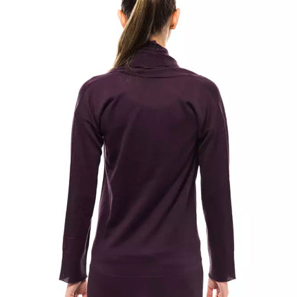 Montana Blu Purple Wool Women Sweater