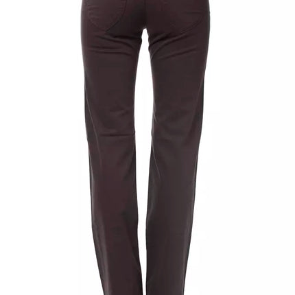 Ungaro Fever Brown Cotton Women's Pants
