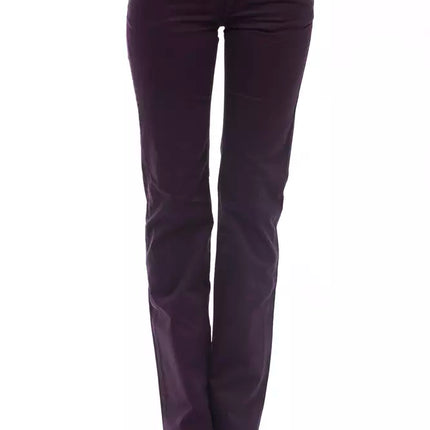 Ungaro Fever Purple Cotton Women Jeans