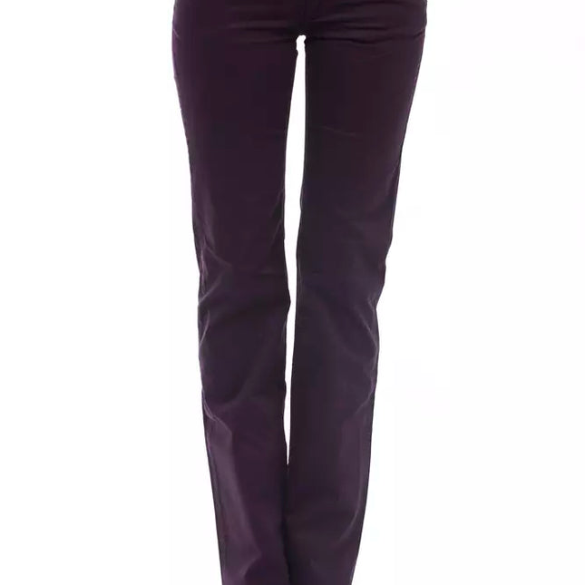 Ungaro Fever Purple Cotton Women Jeans