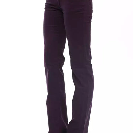 Ungaro Fever Purple Cotton Women Jeans