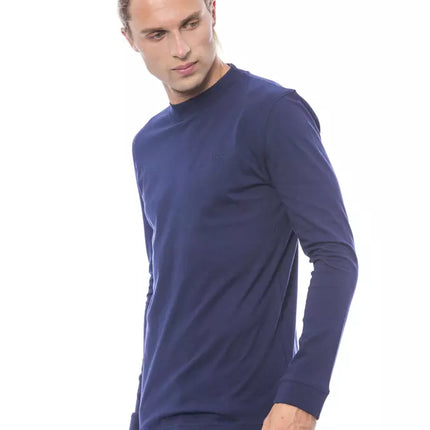 Verri Blue Cotton Men's Sweater