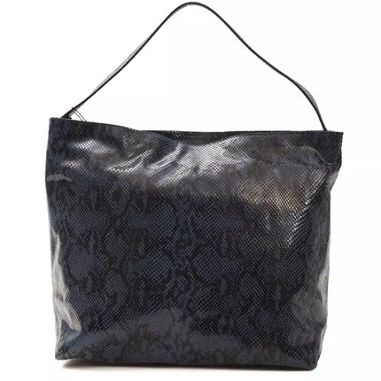 Pompei Donatella Blue Leather Women Shoulder Bag