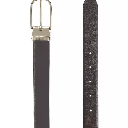 Trussardi Brown Leather Belt