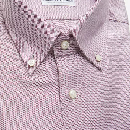Robert Friedman Red Cotton Men's Shirt