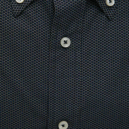 Robert Friedman Black Cotton Men Shirt