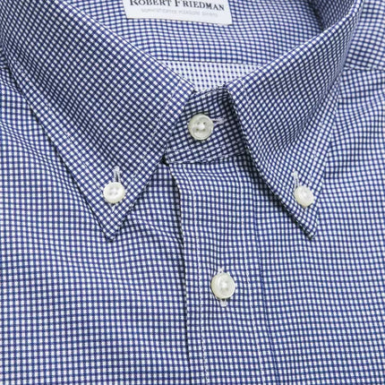 Robert Friedman Blue Cotton Men's Shirt