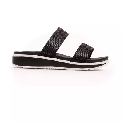 Péché Originel Black Textile Women Sandal