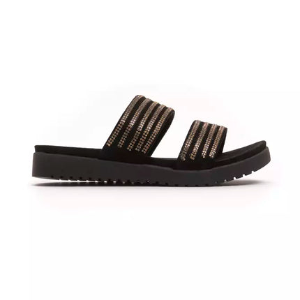 Péché Originel Gold Textile Women Sandal