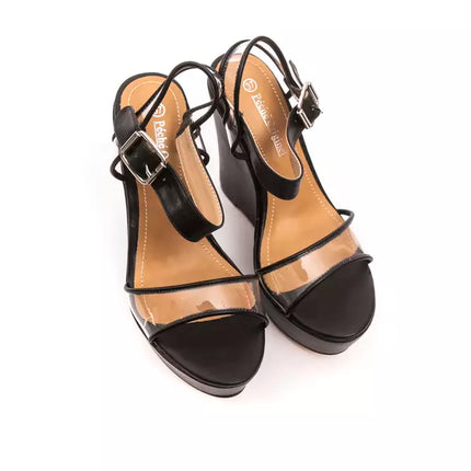 Péché Originel Black Polyethylene Women Sandal