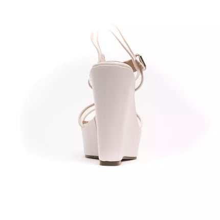 Péché Originel White Polyethylene Women's Wedge Sandal