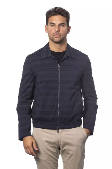 Verri Blue Wool Light Jacket