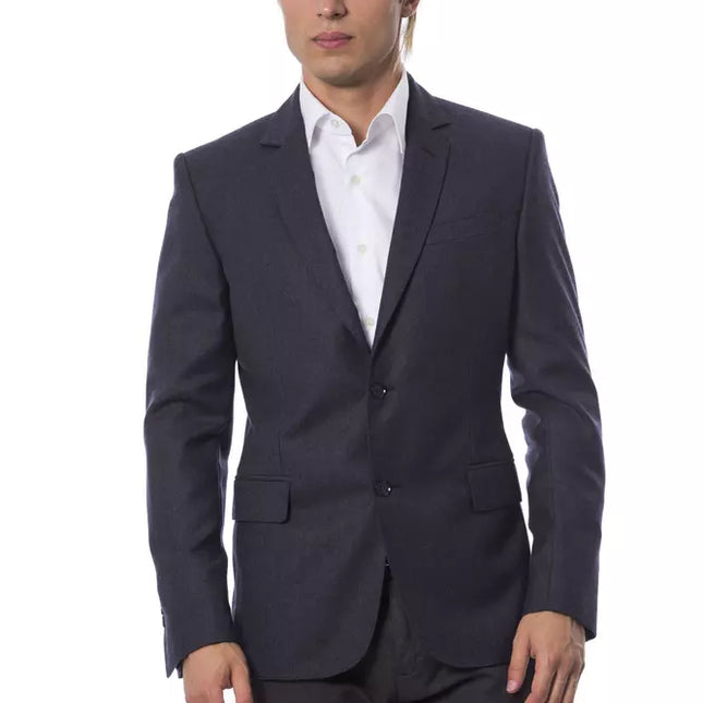 Verri Blue Virgin Wool Blazer