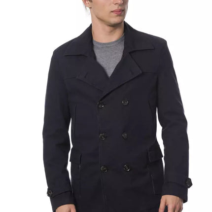 Verri Blue Cotton Blazer