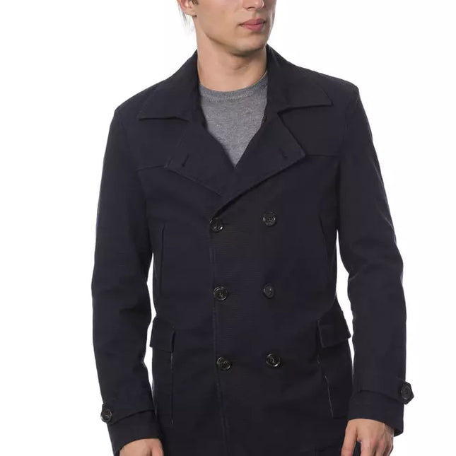 Verri Blue Cotton Blazer