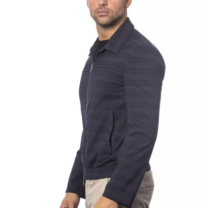Verri Blue Wool Light Jacket