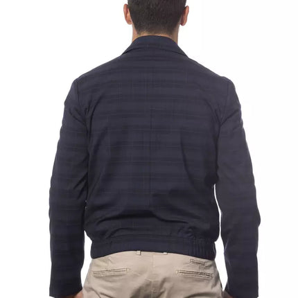 Verri Blue Wool Light Jacket