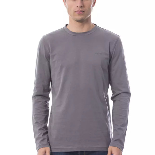 Verri Gray Cotton Men's T-Shirt