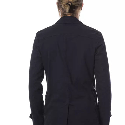 Verri Blue Cotton Blazer