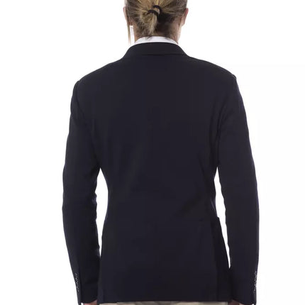 Verri Blue Viscose Men Blazer