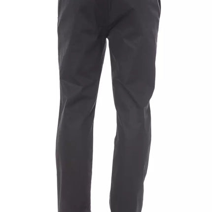 Verri Black Cotton Men's Pant