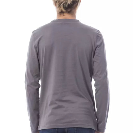 Verri Gray Cotton Men's T-Shirt