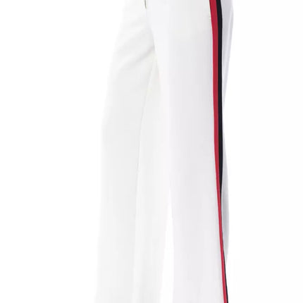 BYBLOS White Polyester Women Pants