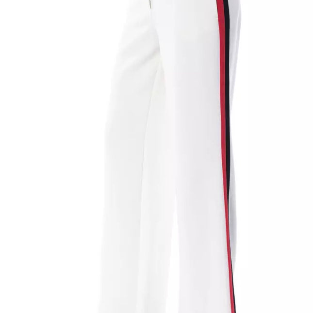 BYBLOS White Polyester Women Pants