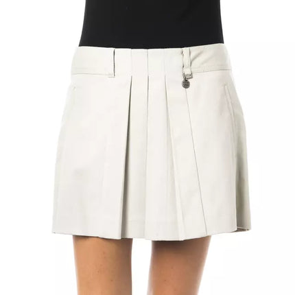 BYBLOS Gray Cotton Women Skirt