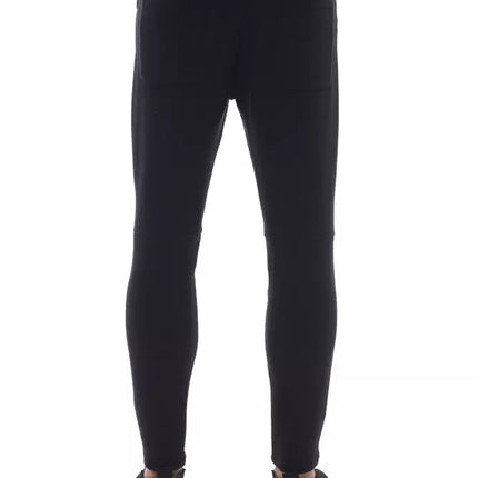 Nicolo Tonetto Black Viscose Men Pants