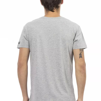 Trussardi Action Gray Cotton Men's T-Shirt