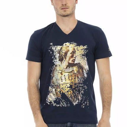 Trussardi Action Blue Cotton Men's T-Shirt