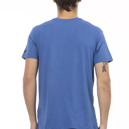 Trussardi Action Blue Cotton Men's T-Shirt